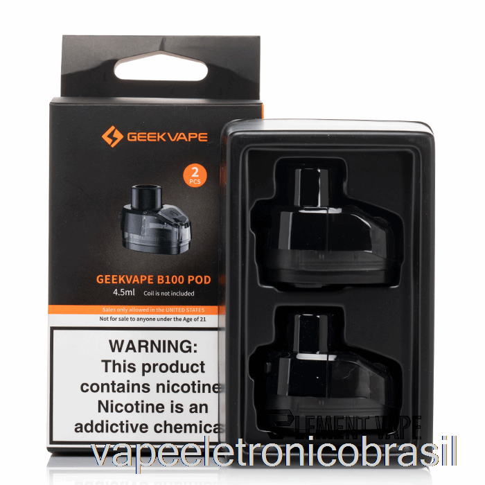 Vape Eletrônico Geek Vape Aegis Boost Pro 2 Pods De Reposição 4,5ml Pods